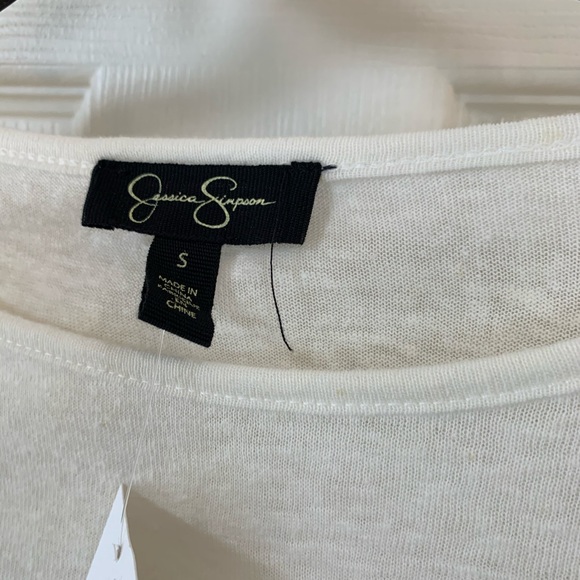 Jessica Simpson Moya Short Sleeve Blouse Size S - Picture 10 of 12